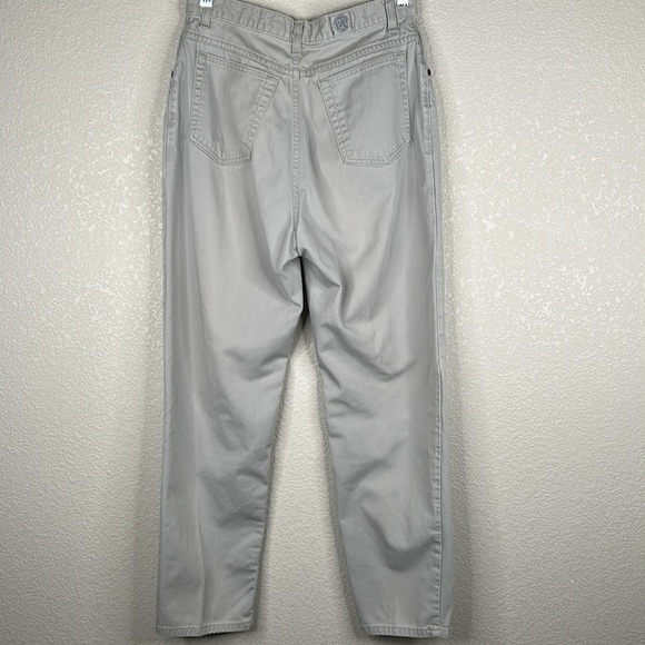 St. John's Bay Khaki Relaxed Fit High Rise Straight Leg Pants Size 10 - Picture 4 of 7